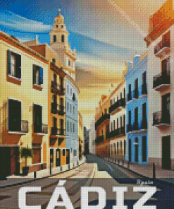 Cadiz City Poster Diamond Painting