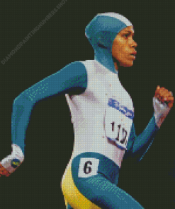 Cathy Freeman Diamond by numbers