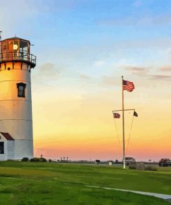 Chatham Lighthouse Diamond by numbers