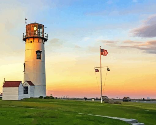 Chatham Lighthouse Diamond by numbers