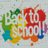 Colorful Back to School Diamond art