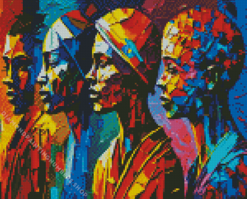 Colorful People Art Diamond Painting