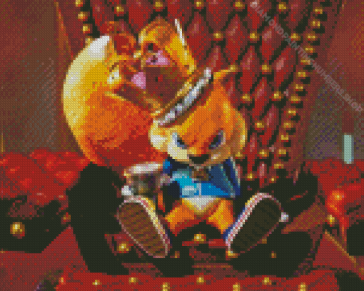 Conkers Bad Fur Day Diamond Painting