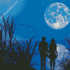 Couple in Moonlight Diamond Painting