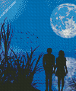 Couple in Moonlight Diamond Painting