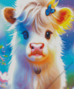 Cute Cow Baby Diamond Painting