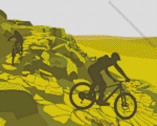 Cycling in Stanage Edge Diamond Painting