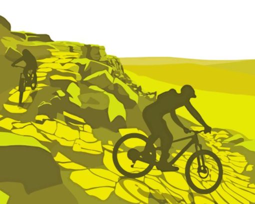 Cycling in Stanage Edge Diamond Painting