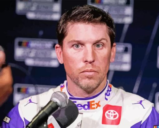 Denny Hamlin Diamond by numbers