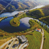 Douro Valley Portugal Diamond by numbers