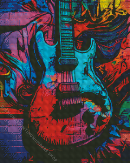 Electric Guitar Diamond Painting