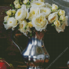 Flowers In A Silver Pitcher Diamond by numbers