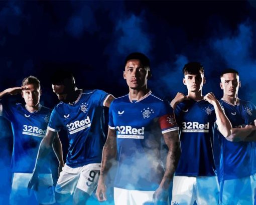 Football Rangers Diamond Painting