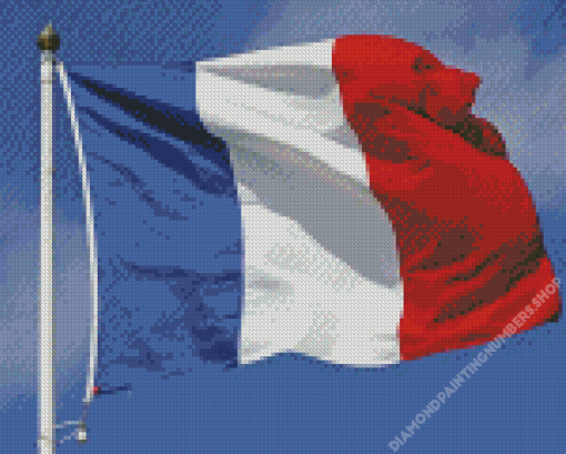 French Flag Diamond Painting