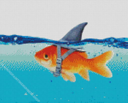 Funny Fish Diamond art