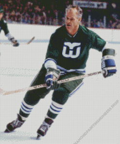 Gordie Howe Diamond Painting