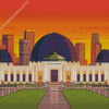 Griffith Observatory Poster Diamond Painting