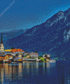 Hallstatt Lake Diamond Painting