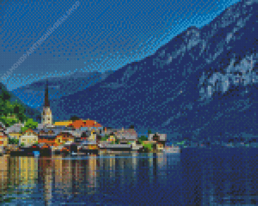 Hallstatt Lake Diamond Painting