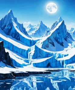 Icy Mountain Diamond Painting