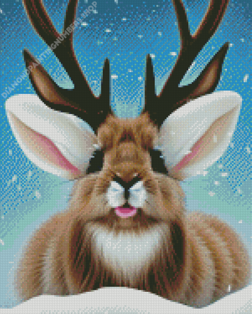 Jackalope Diamond Painting