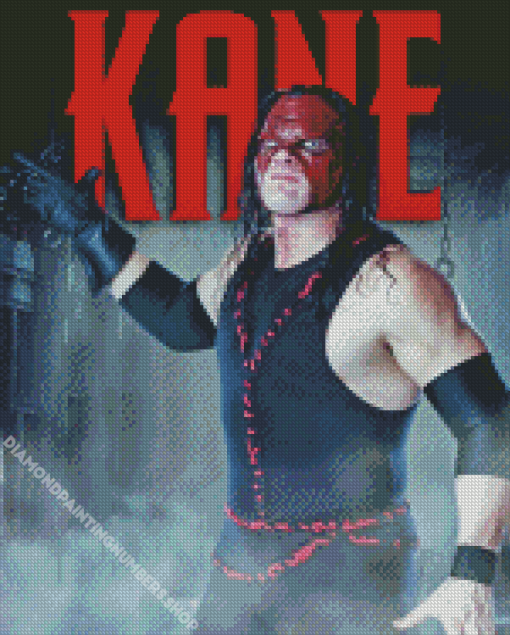 Kane WWE Poster Diamond Painting