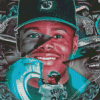 Ken Griffey Jr Baseball Outfielder Diamond Painting