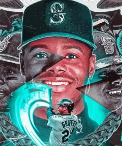 Ken Griffey Jr Baseball Outfielder Diamond Painting