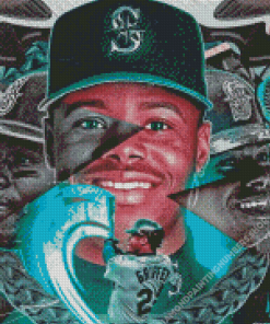 Ken Griffey Jr Baseball Outfielder Diamond Painting