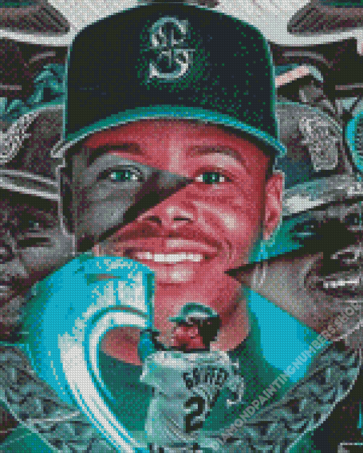 Ken Griffey Jr Baseball Outfielder Diamond Painting