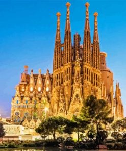 La Sagrada Familia Diamond by numbers