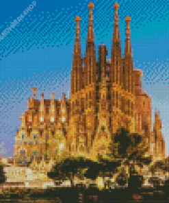 La Sagrada Familia Diamond by numbers