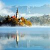 Lake Bled Diamond art