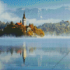 Lake Bled Diamond art