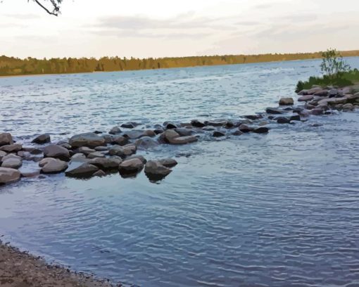 Lake Itasca Diamond Painting