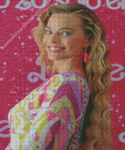 Margot Barbie Movie Diamond art