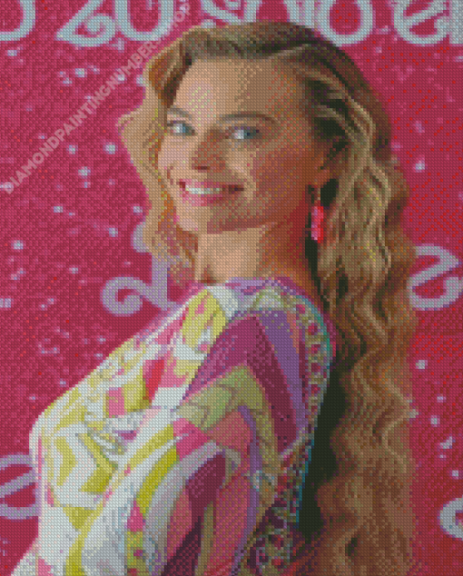 Margot Barbie Movie Diamond art