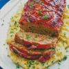 Meat Loaf Dish Diamond Painting