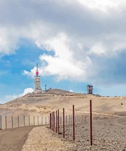 Mount Ventoux in France Diamond Painting