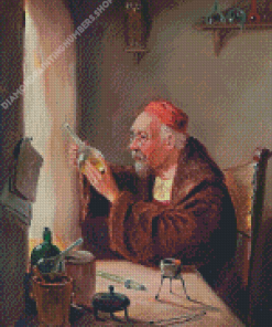 Old Alchemist man Art Diamond Painting