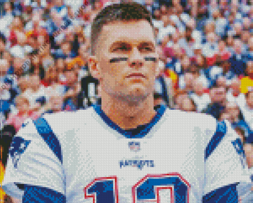 Patriots Tom Brady Diamond Painting