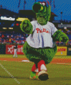 Philadelphia Phanatic Diamond by numbers