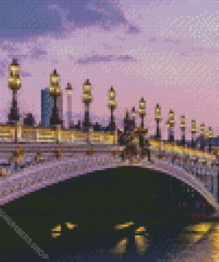 Pont Alexandre Diamond art