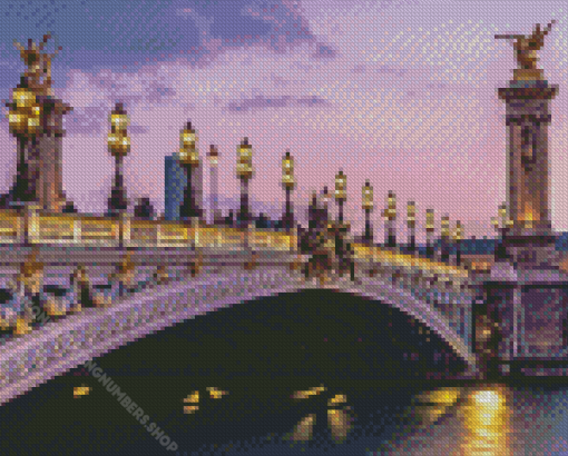 Pont Alexandre Diamond art