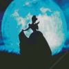 Princess Cinderella Silhouette Diamond Painting