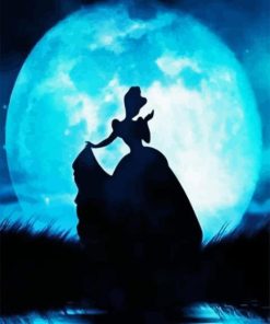 Princess Cinderella Silhouette Diamond Painting