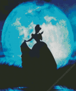 Princess Cinderella Silhouette Diamond Painting