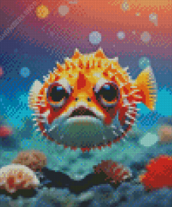 Puffer Fish Diamond Painting