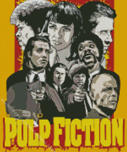 Pulp Fiction Poster Diamond Painting