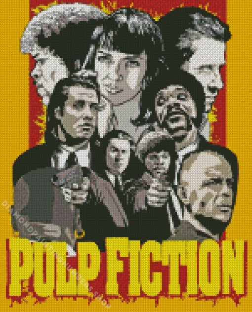 Pulp Fiction Poster Diamond Painting